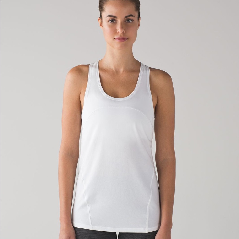 Lululemon Love Racerback - white - size 6